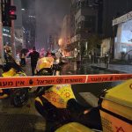 Damage and Injuries caused in Central Israel by a Rocket