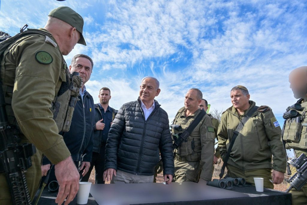 Netanyahu on the Syrian Border: “We Will Not Allow Any Hostile Force to Establish Itself on Our Border”