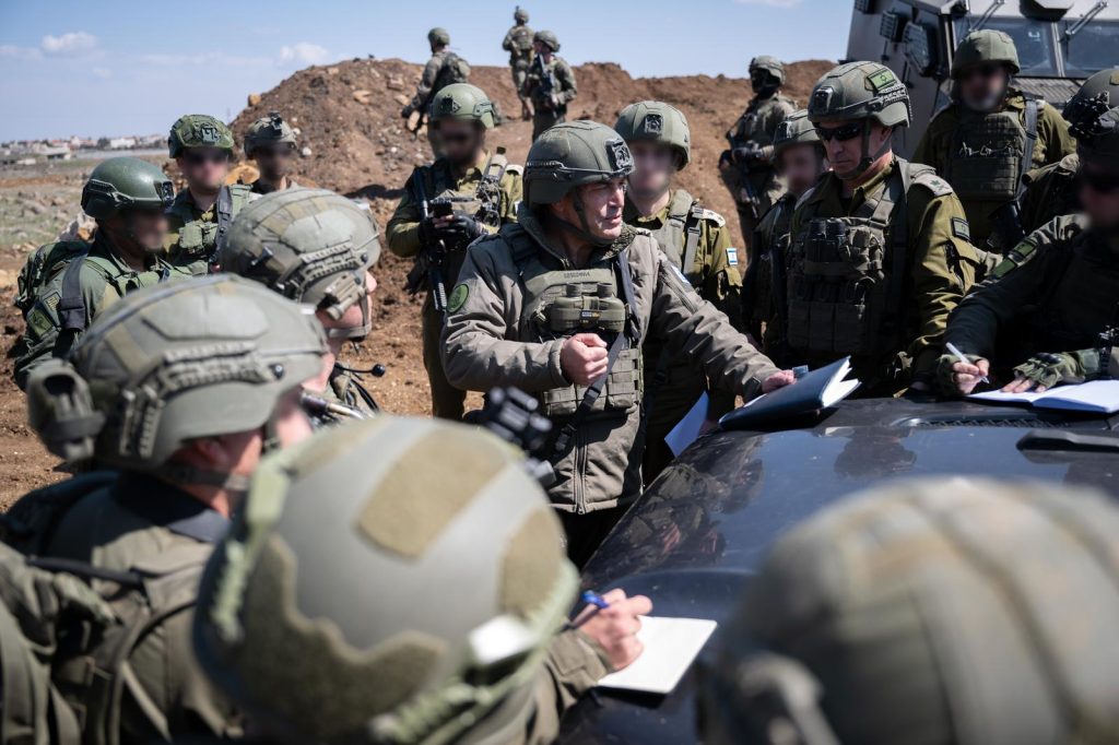 New IDF Chief of Staff Tests Operational Readiness  in Syrian Security Zone