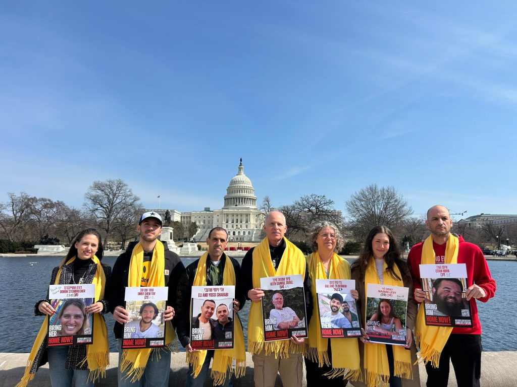 Freed Hostages Arrive in Washington on a Mission of Desperate Hope