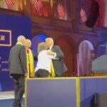President Trump Embraces Hostage Survivors on Stage Before Congress