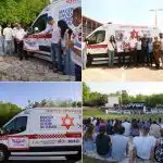 טקס חנוכת אמבולנס לזכר מתנדב מד"א שנפל במלחמת "חרבות ברזל"