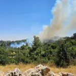 עובדי מוזיאון ישראל פונו עקב שריפת ענק בירושלים