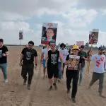 המשטרה למשפחות חטופים שרצו לכיוון הרצועה: "תחזרו, אתם אחים שלנו"