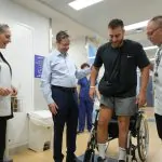 הרצוג בביקור פצועי המלחמה: הביע את הערכתו העמוקה על תרומתם
