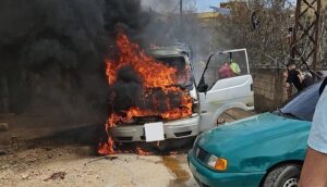 דיווח: כטב"מ ישראלי תקף רכב בדרום לבנון