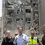 הרצוג בזירת הנפילה בבאר שבע: "מבצע 'עם כלביא' קצר הצלחה גדולה"