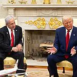 טראמפ מתייחס לשיחה עם נתניהו: "מנסים לעשות משהו עם איראן"
