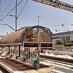 תחנת הרכבת שנפגעה מהטיל – חוזרת לפעילות