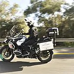בזכות ערנותו של האזרח: שוטר סיירת האופנועים עצר את החשוד בשטח