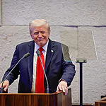 טראמפ בכנסת: "זה שחר היסטורי של מזרח תיכון חדש"