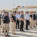 מחזה לא שגרתי בסיני: דגל ישראל מעל הבסיס הצבאי