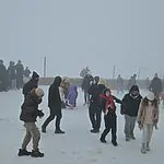 אתר החרמון נפתח למבקרים לאחר הצטברות שלג במפלס העליון