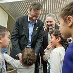 "דור העתיד של מדינת ישראל": הנשיא ביקר את הילדים בצפון