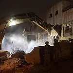 כוחות צה"ל הרסו את בית המחבל שביצע את הפיגוע המשולב שבו נרצח אהרון כהן ז"ל