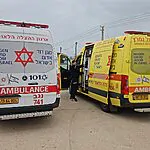 הצתה בתחנת דלק: שלושה שוטרים נפגעו בקריית ביאליק