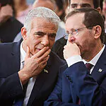 לפיד להרצוג על החנינה של נתניהו: "אפשר לשקול את זה"
