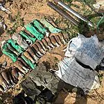 בתוך שקים של אונר"א: עשרות פצצות מרגמה אותרו בשטח הקו הצהוב ברצועה