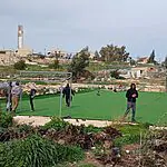 בלימת ניסיון השתלטות: מגרש הכדורגל הפלסטיני שהוקם ללא היתר – ייהרס