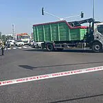 מטען כבד נפל ממשאית – הכביש הדרומי נחסם הרמטית