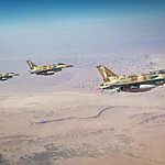 ככה זה נראה מהשמיים: מטוסי הקרב של חיל האוויר בדרכם לתקיפה באיראן