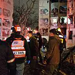 טיל שנורה מאיראן נפל בערד: עשרות פצועים בזירה