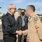 נתניהו ביקר טייסים אמריקנים: "שיתוף הפעולה – היסטורי"