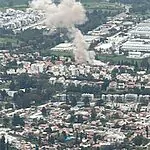 רגעי הפגיעה בקריית שמונה