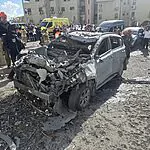 תיעוד: פגיעה ישירה ונזק לרכבים בצפת