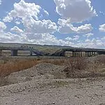 גשר שהותקף באזור תבריז על ידי צה״ל