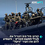 בפרצוף של האנטישמים: חיל הים הטריל את פעילי המשט הטורקי שנעצרו בלב ים – והשמיע להם את השיר הישראלי "מישל" בזמן שהיו בדרכם ארצה, כך מדווח העיתונאי עמית סגל