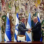נשיא בית הנבחרים של ארגנטינה, מרטין מנם, הגיע לביקור רשמי ראשון בהיסטוריה בכנסת