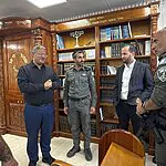 מצדיעים ללוחמים החרדים: השר לביטחון לאומי ופיקוד מג"ב ביקרו אתמול את לוחמי פלוגת 'אבנט' החרדית הפועלת בעוטף ירושלים