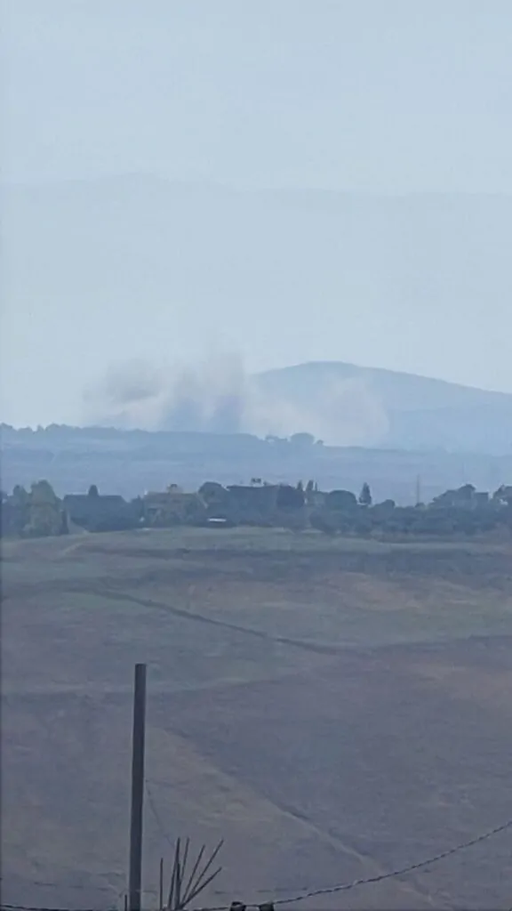 דיווחים מלבנון על תקיפות באזור הכפר דיר סיריאן שבג'בל עאמל בדרום לבנון