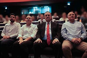 שר הביטחון כ"ץ חשף בכנס המטה ללוחמה כלכלית בטרור כי מערכת הביטחון פועלת להשגת יכולת תקיפה ושיבוש מהחלל כדי לייצר יתרון הרתעתי