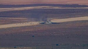 תאונה אווירית בארה״ב: מפציץ מדגם B-52 התרסק זמן קצר לאחר ההמראה