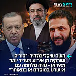 השר עמיחי שיקלי מזהיר בריאיון לגל"צ כי ישראל חייבת להפנות משאבים לעבר איומים נוספים חוץ מאיראן: "נהיה במלחמה עם סוריה במוקדם ובמאוחר – היא וטורקיה הן אירוע מטריד בהרבה מאיראן"