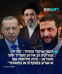 השר עמיחי שיקלי מזהיר בריאיון לגל"צ כי ישראל חייבת להפנות משאבים לעבר איומים נוספים חוץ מאיראן: "נהיה במלחמה עם סוריה במוקדם ובמאוחר – היא וטורקיה הן אירוע מטריד בהרבה מאיראן"