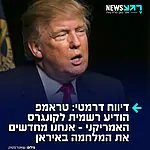 המלחמה מתחדשת? אחרי שצבא ארה"ב הודיע על הטלת מצור במיצרי הורמוז, בניו יורק טיימס מדווחים כי טראמפ גם עדכן את הקונגרס האמריקני – אנחנו חוזרים להילחם באיראן