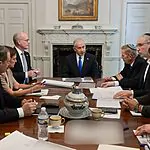 ראש הממשלה וצוותו בהערכות לקראת הפגישה עם הנשיא טראמפ