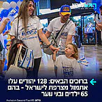 מרגש: 128 עולים חדשים מצרפת נחתו אתמול בישראל ופתחו את עונת הקיץ
