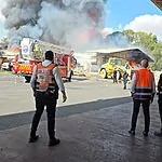 שריפה פרצה במפעלי שטראוס וטפוגן בשדרות: תושבי שכונת המוזיקה מתבקשים להסתגר בבתיהם בשל חשש לדליפת חומרים מסוכנים