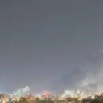תיעוד מאחת התקיפות האמריקניות בעיר הנמל באנדר עבאס