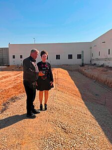 השר בן גביר סקר את ההכנות לתעלות התנינים בכלא קציעות