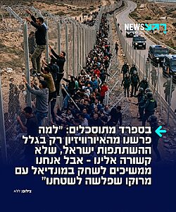 איזק פארחו, מוזיקאי וכוכב רשת ספרדי, כותב ברשת X: "אני רוצה שמישהו יסביר לי למה ספרד פרשה מהאירוויזיון בגלל ההשתתפות של ישראל, נושא שלא באמת נוגע לנו או משפיע עלינו, אבל מנגד אנחנו ממשיכים לארגן את המונדיאל עם מרוקו, שכרגע פלשה לשטח שלנו. תודה"