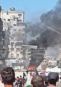 דיווחים ברצועה: כלי רכב שנסע במערב העיר עזה הותקף מהאוויר