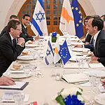 הנשיא יצחק הרצוג ביקר בקפריסין: "החלום שלי הוא שיום אחד נוכל להיפגש כאן – נשיא לבנון, ונשיא ישראל״