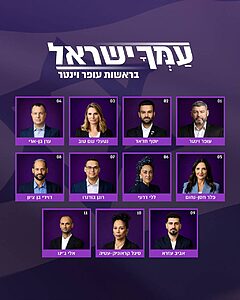 מפלגת "עמך ישראל" פרסמה את הרכב מועמדיה לכנסת. בראש הרשימה עומד עופר וינטר, ואחריו: יוסף חדאד, נטעלי שם טוב, ערן בן-ארי, פלר חסן-נחום, ללי דרעי, רונן בודנרו, דוידי בן ציון, אביב עזרא, סיגל קראוניק-עטיה ואלי ג'יינו
