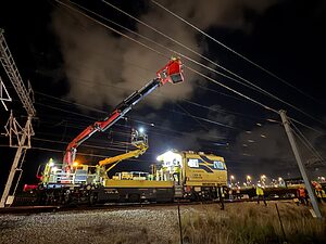 רכבת ישראל מעדכנת כי תנועת הרכבות שבה לסדרה לאחר תיקון הנזק ברשת החשמל במרכז