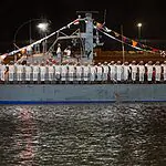 טקס סיום קורס חובלים 153 התקיים בחיפה, ובמסגרתו הוענקו דרגות ל-42 קצינים וקצינות חדשים